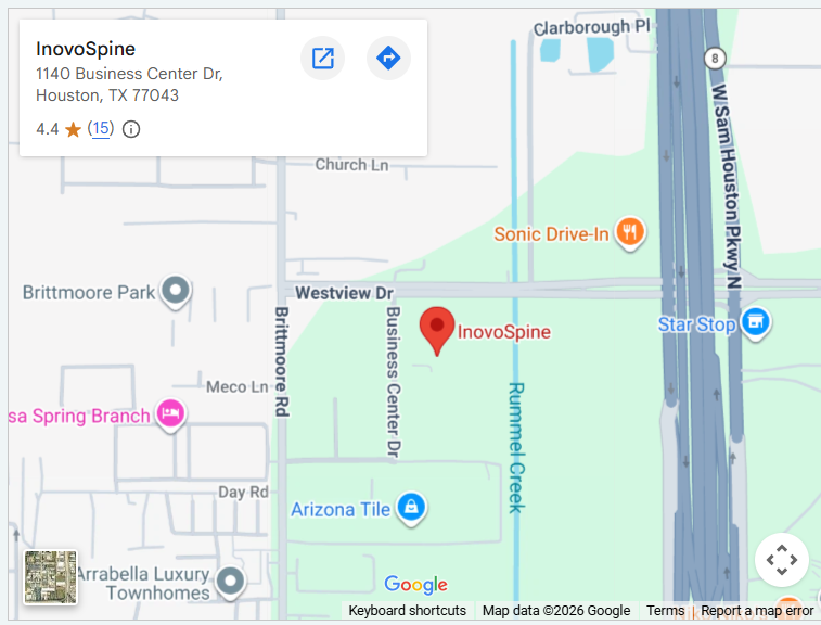 Get Directions From Your Location to InovoSpine Get Directions From Your Location to InovoSpine